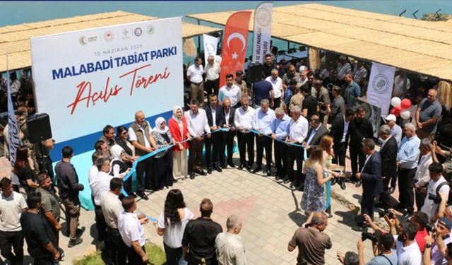 Malabadi’de 960 dönümlük tabiat parkı hizmete açıldı