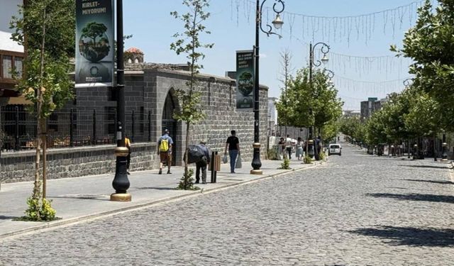 Diyarbakır’da kavurucu sıcaklar tarihi mekânları vurdu