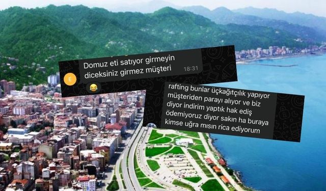 Rize’de Arap turistlere skandal yönlendirme: Komisyon alamayan şoförlerden “Domuz Eti” iftirası!