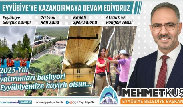 Eyyübiye'de gençliğe dev yatırım