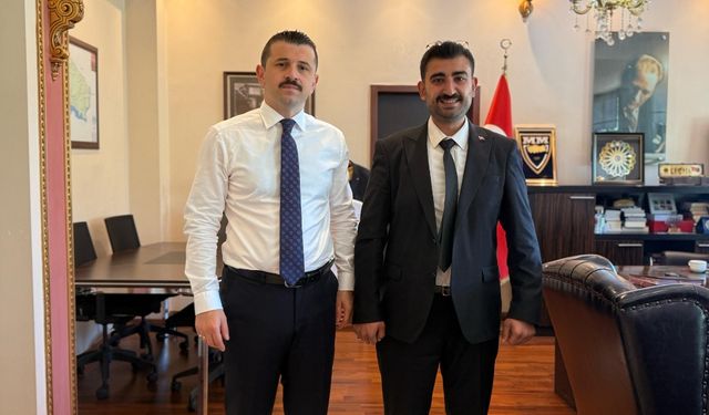 TİMBİR'den Kaymakam Coşkun'a veda ziyareti