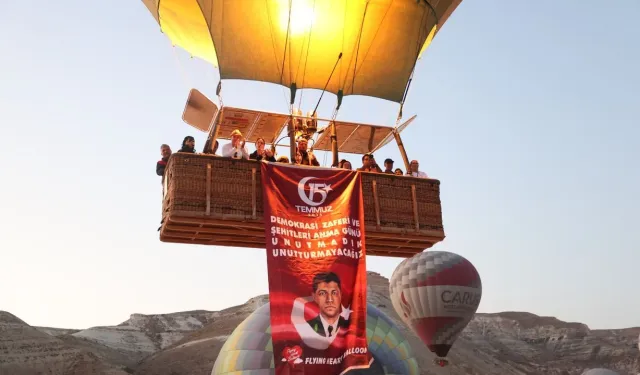 Kapadokya semalarında 15 Temmuz mesajı