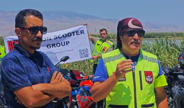 Motorlar Eber Gölü Yaşasın diye yürüdü!
