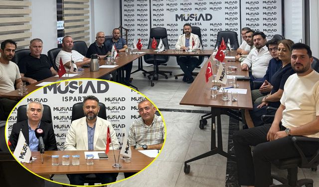 MÜSİAD Isparta şubesi'nden SDÜ ile ekonomi sohbeti