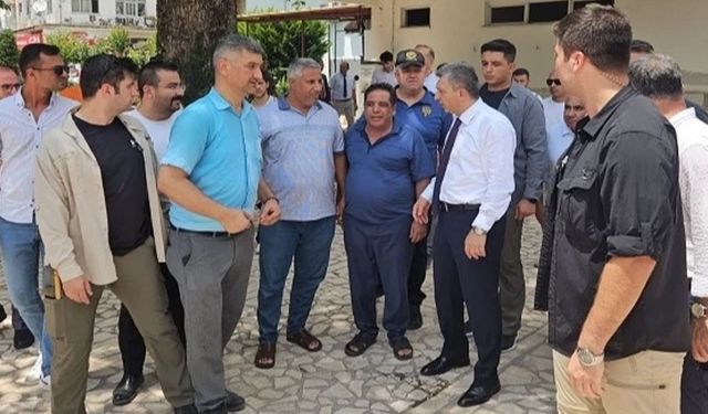 Antalya Valisi Şahin'den Kumluca yatırımlarına inceleme