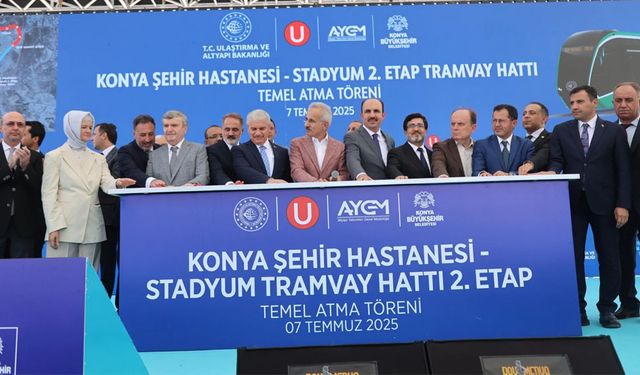 Konya’ya yeni tramvay hattı