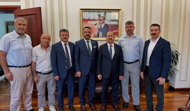 Ramazan Can, Kırıkkale Federasyonu’nu makamında ağırladı