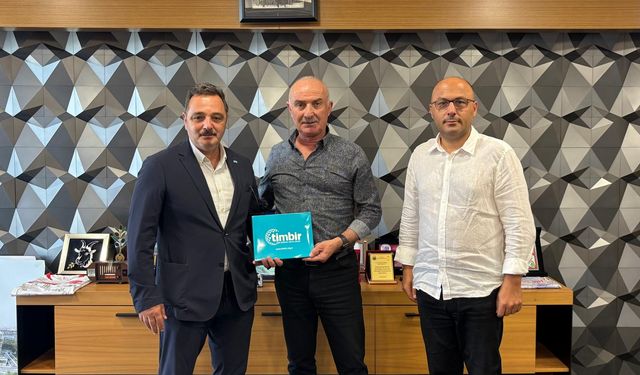 TİMBİR'den GİMAT Yönetim Kurulu Başkanı Kesimal'a ziyaret