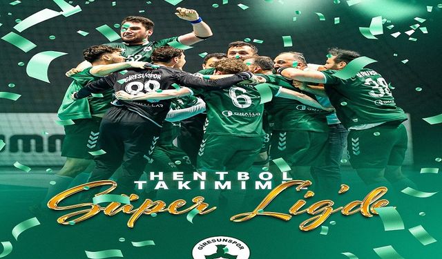 Giresunspor erkek hentbol takımı Süper Lig’de