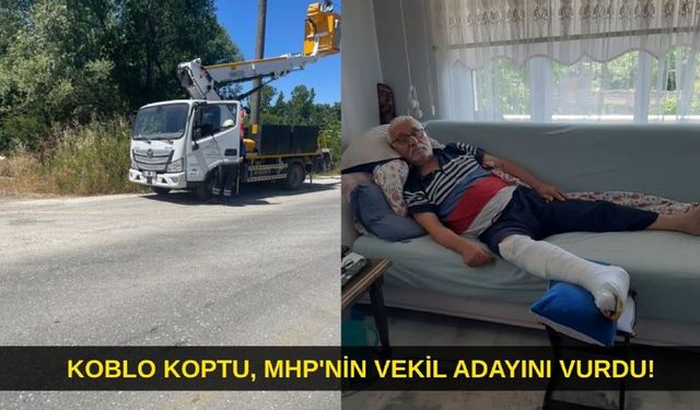 Elektrik kablosu koptu, MHP’nin vekil adayını vurdu