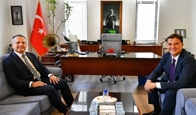 Kaymakam Fatih Akkaya’dan Başkan Karaca’ya iade-i ziyaret