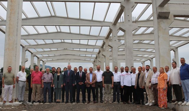 MÜSİAD Trabzon Şube Başkanı İskenderoğlu’ndan vakfıkebir organize sanayi bölgesine ziyaret