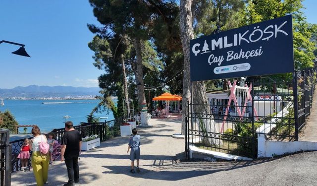 Altınordu sahilinde doğayla iç içe bir mekan: Çamlıköşk Çay Bahçesi