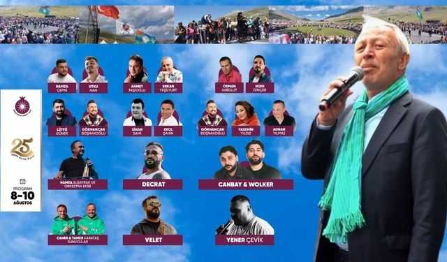 Ekşioğlu Vakfı 25. Ovit Yayla Şenlikleri başlıyor