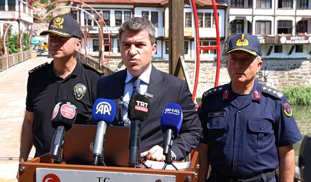 Amasya'da suç azaldı, ziyaretçi arttı: Vali Bakan'dan Amasya’da ilk 6 ayın özeti