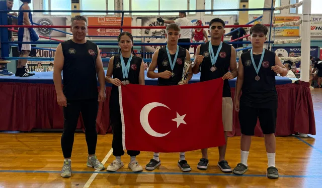Arslan Fight Aras Spor kulübü boksörlerinin büyük başarısı