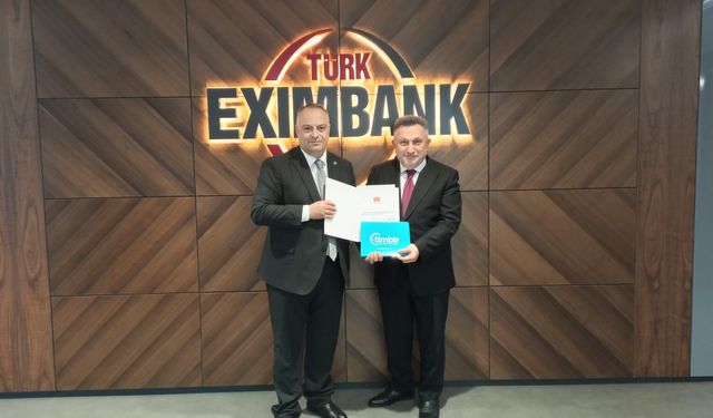 TİMBİR Genel Başkan Yardımcısı Muammer Baloğlu’ndan Türk Eximbank Genel Müdürü Ali Güney’e ziyaret