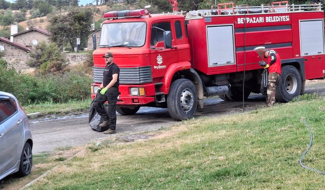 Beypazarı Karagöl'de yangın amaçlı itfaiye bekliyor