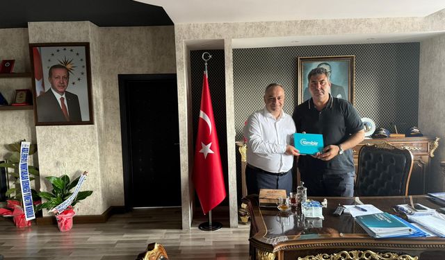 TİMBİR ve BHA'dan Karadeniz Ereğli Kaymakamı Fatih Yılmaz'a ziyaret