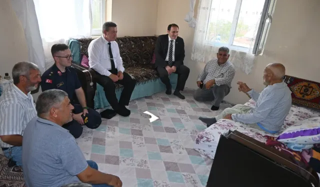 Kaymakam Türker’den Kore gazisine ziyaret