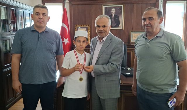 Kur’an-ı güzel okuma yarışması birincisinden Gazze’ye anlamlı bağış