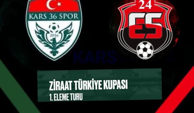 Kars36 Spor, Türkiye Kupası'nda Anagold 24 Erzincanspor ile eşleşti!