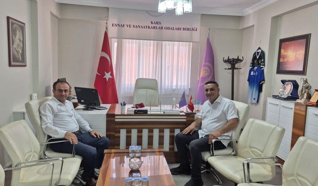 Kars’ta Esnaf İçin Güç Birliği: Ticaret İl Müdürü Bilal Taş’tan Ziyaret