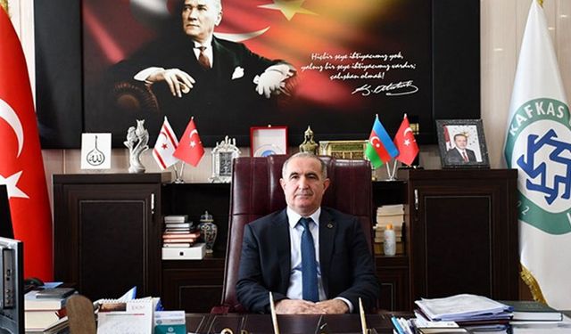 Kars Kafkas Üniversitesi Rektörü Kapu: "Dört bin öğrenciyi şehrimizde ve üniversitemizde misafir edeceğiz"