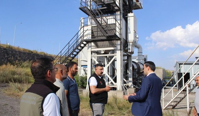 Kaymakam Mehmet Ali Semiz, Selim İlçe Özel İdare Şantiyesini ziyaret etti