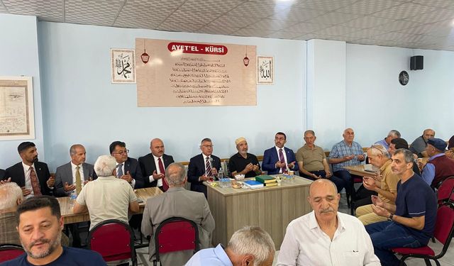 AK Parti TBMM Grup Başkanı Abdullah Güler, Kars TSO Başkanı Bozan'a taziye ziyaretinde bulundu