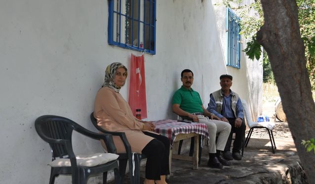 Kaymakam Demirtaş’tan Kıbrıs Gazisine anlamlı ziyaret