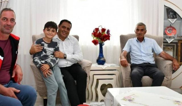 Arpaçay’da şehit yakınlarına ziyaret