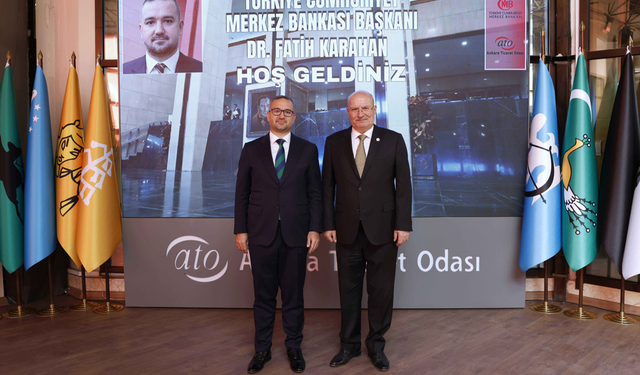 Merkez Bankası Başkanı ATO'da