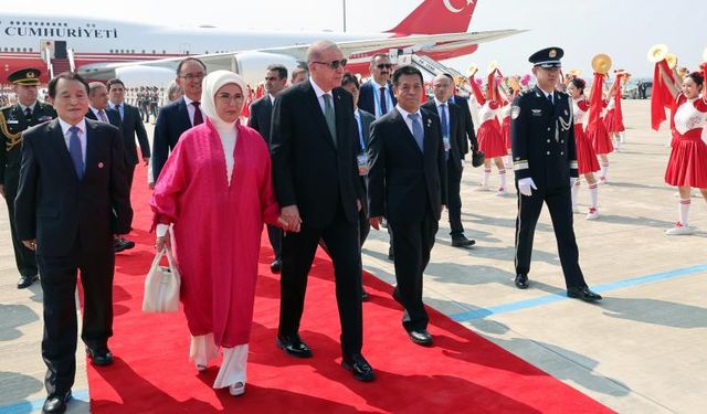 Cumhurbaşkanı Erdoğan, ŞİÖ Zirvesi için Çin'de
