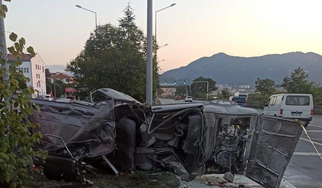 Espiye'de korkunç kaza ile Ahmet Güner vefat etti