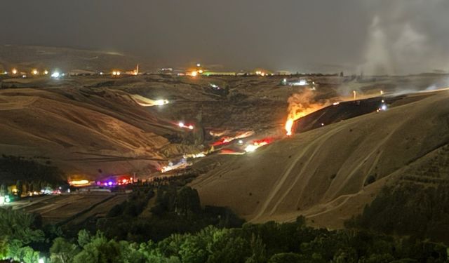 Eymir Gölü’nde havai fişek yangını: 2 kişi gözaltında