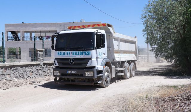 Kırsalda ulaşım rahatlıyor: Haliliye Belediyesi'nden yol atağı