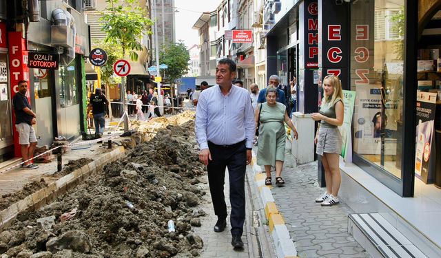 Fuat Köse doğalgaz çalışmalarını yerinde izledi