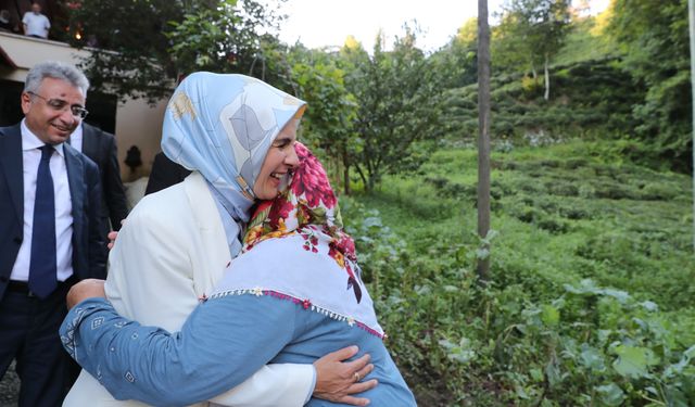 Bakan Göktaş Rize’de: Aile, sevgi ve kardeşliğin yanındayız