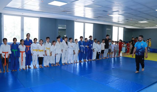 Sporun kalbi Haliliye’de atıyor: Minik judocular geleceğe hazırlanıyor