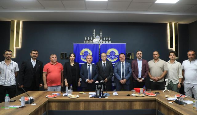 Vali Numan Hatipoğlu, "ELMİYAD ile Şehir Konuşuyor" programının ilk konuğu oldu