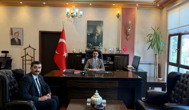 TİMBİR Temsilcisi Taşel'den, Kaymakam Yaktı'ya ziyaret