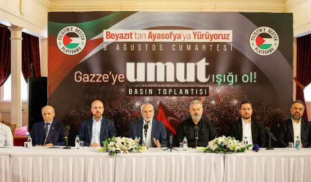 STK’lar 9 ağustos’ta Gazze için yürüyüşe çağırdı