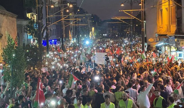 Yüz binler İstanbul’da Gazze için yürüdü