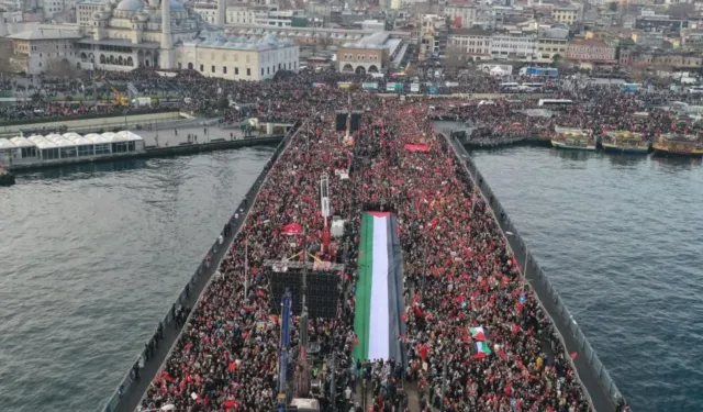 Filistin’e destek yürüyüşü 9 Ağustos’ta İstanbul’da