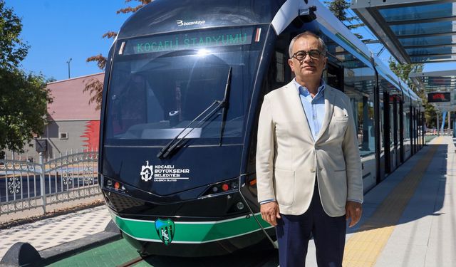 Kocaeli Alikahya Tramvay Hattı’nda iki istasyon devrede