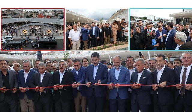 Bakan Kurum İskenderun'da Dönerciler Çarşısını hizmete açtı