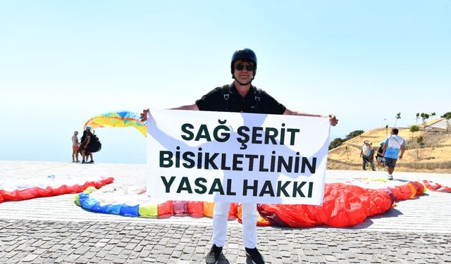 Bisiklet farkındalığı için anlamlı çağrı