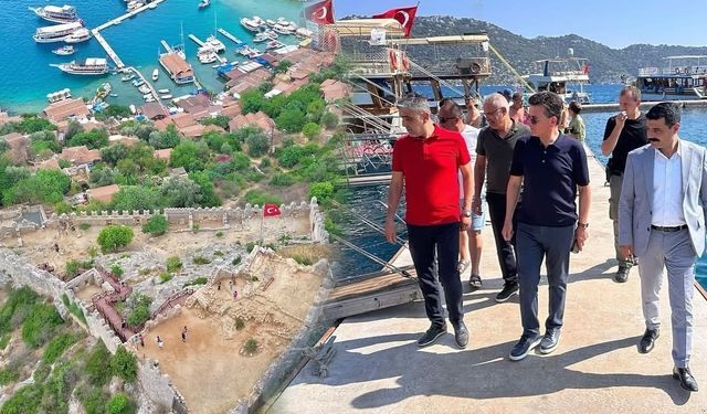 Demre’de tekne yanaşma yeri hizmete açıldı