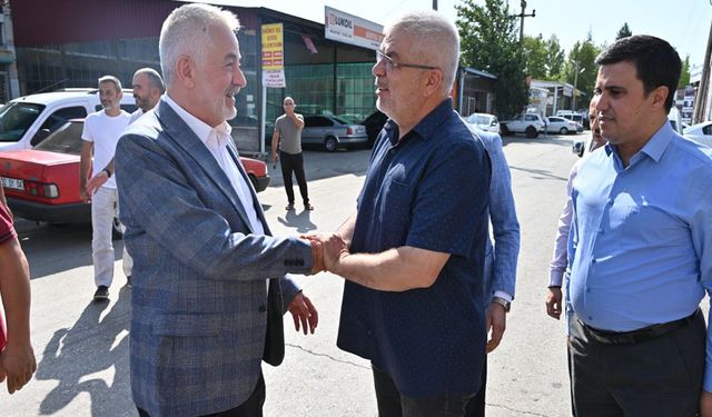 Başkan Başdeğirmen yeni Sanayi Sitesi’nde